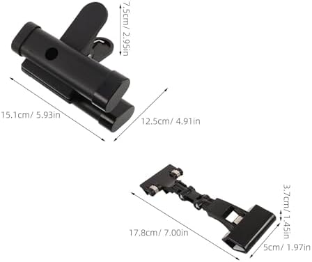 ° Rotatable Metal Easel Brush Holder Clip for Efficient Organization, Adjustable Paint Brush Clamp and Copy Holder, for School and Bank Use - Image 2