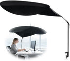 Office Cubicle and Desk Shade, Suitable for Cubicle to Block Light and Privacy Protection Cubicle Light Shield Black Diameter 65 inches by Unknown