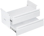 VIVO White 16 in Slide Out Dual Tier Desk Drawer, DESK-DR02W by VIVO