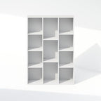 Furinno Reed Closet Organizers and Storage, 11-Cube Closet Organizer, Open Shelf Closet Storage, for Wardrobe, Bedroom, Living Room, White - Image 7