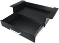 GOME Under Desk Drawer Storage with Laptop/Book/Folders Shelf, Double Layer Easy Slide-Out Undermount Drawer Organizer with Ball Sliding Track for Home Office Sit-Stand Workstation by GOME