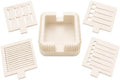 Sticky Note Holder with Checklist Stencils, Desk Organizer，White by Unknown