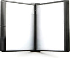 Tarifold Wall Mount Reference System, 10 Pockets, Easy-Load Design, Black by TARIFOLD
