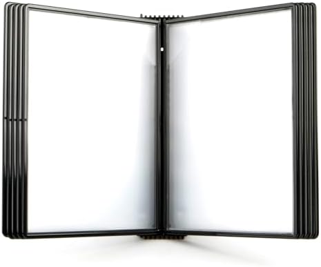 Tarifold Wall Mount Reference System, 10 Pockets, Easy-Load Design, Black by TARIFOLD