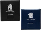 Homeowner's Book of Records Binder, Organize Household Receipts and Home Repair Record Keeping (Black and Navy) by RealEstateSupplyStore