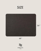 BARoyal Office Chair Mat for Hardwood Floor Under Desk Computer Rolling Chair Mat for Wood/Tile Floor Heavy Duty PVC Plastic Hard Floor Protector 36" x 48"(Coffee) - Image 6