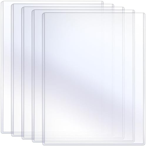 Sherr 5 Pcs Rigid Poster Protectors 24 x 36 Inch, Clear PVC Sleeves by Sherr