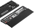 Hagibis Keyboard Wrist Rest Pad with Partition Storage Case, Magnetic Top Cover Ergonomic Soft Memory Foam, Anti-Slip Rubber Base for Computer Keyboard, Laptop, Office, Home (Black Magnetic) by Hagibis