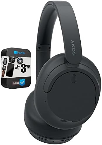 Sony WH-CH720N/B Wireless Noise Cancelling Headphone Black Bundle with 3 YR CPS Enhanced Protection Pack by Unknown