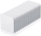 Suzile Metal Desktop File Organizer, 15 Compartment, Vertical File Sorter by Suzile