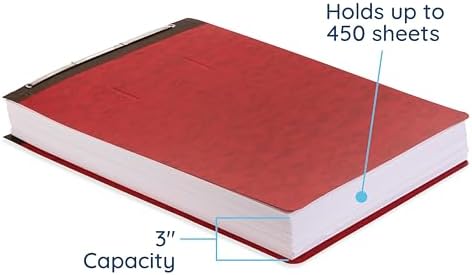 Blue Summit Supplies 10 Pressboard Report Covers, 11x17, 3" Capacity, Red - Image 2
