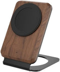 ARK Uno² - Solid Wood Phone Stand Magnetic Wireless Charging Station w/Adapter & USB to USBC 15W Wireless Charger. Home, Office, Kitchen,Best Mens Gifts! by ARKHomeOffice