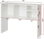DormCo The College Cube - Desk Bookshelf - White Color - Image 2