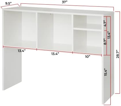 DormCo The College Cube - Desk Bookshelf - White Color - Image 2