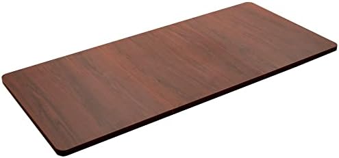 VIVO Dark Walnut 71 x 30 in Table Top, DESK-TOP72-30D by VIVO
