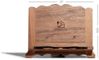 Cookbook Stand for Kitchen & Room Decor Aesthetic - Brown Wood Walnut Decor - (13"x10.4"x0.47"Inch) - Adjustable 5 Levels - Foldable Easy Storage - Book & Tablet Holder - Vintage Kitchen Accessories - Image 5