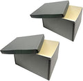 Lineco Record Storage Box 12x15x10 inch, Acid-Free Gray Boxboard, 2 Pack by Lineco