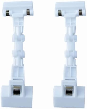 Paper Holder for Typing,Clip Copy Holder for Computer Monitor,Document Desk Clamp, Pack of 2 (White) by MeYouRowC