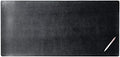 DACASSO Bonded Leather No Core Rollable Desk Mat/Pad - Luxury Leather Desk Blotter for Writing - Executive Desk Surface Protector - (Black, 36” x 17”) by Dacasso