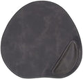 HARDISTON Genuine Leather Mouse Pad with Wrist Support & Non-Slip Base, Desk Home Office Gaming Laptop Computer Accessories Waterproof Mousepad with Wrist Rest (Black) by HARDISTON
