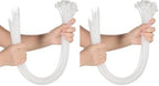 Shappy 36 Inch 50 Pack Large Zip Ties Heavy Duty Wire Ties, White by Shappy