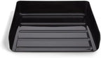 TRU RED Side-Load Stackable Plastic Letter Tray, Black, 6-Pack - Image 4