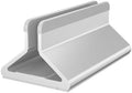 Vertical Stand with Adjustable Width Compact Vertical Laptop Stand Lightweight Desktop Laptop Holder for Home Office, Silver by Unknown
