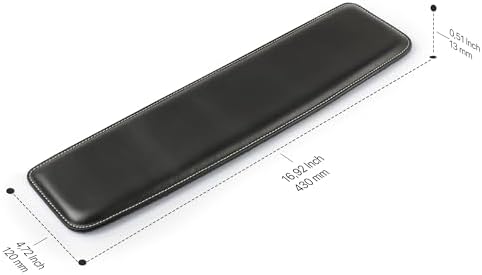 Londo Genuine Leather Keyboard Pad - Premium Ergonomic Support for Comfortable Typing at Work and Home - Image 2