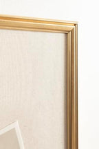 Kate and Laurel Adlynn Rectangle Framed Linen Fabric Pinboard, 24 x 36, Gold, Traditional Beveled Bulletin Board for Vintage Home Wall Organization or Aspirational Vision Board - Image 5