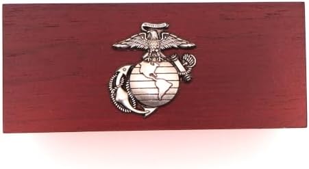 Indiana Metal Craft Business Card Holder Made in USA (Pewter EGA Emblem) - Image 5