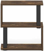 Furinno Turn-N-Tube Desk Organizer, 3-Tier Desktop Book Shelf, Amber Pine - Image 6