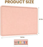 Extra Large Bulletin Board 96" x 48", Felt Pin Board, Pink - Image 3