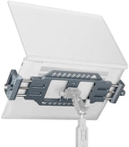 Laptop Holder Stand Desk Mount Clamp with 1/4" Srew, Fits Max 16" MacBook Notebook, Aluminum Large Clamp Clip for Tripod by CAMOLOGEEK