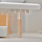 Bamboo Monitor Stand Riser, Natural Desk Shelf with Acrylic Legs - Image 6