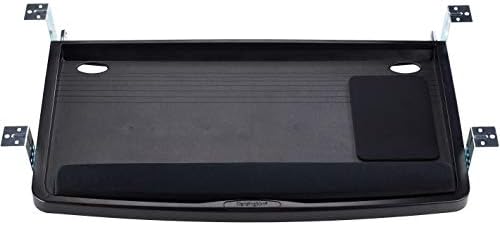 Kensington Keyboard Tray Under Desk, SmartFit Ergonomic Slide-Out Keyboard Drawer with Cable Management, Extra-Wide Height Adjustable Keyboard Holder, 24.5" x 11.75", Black K60004US by Unknown