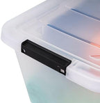 IRIS USA 6-Pack 13.5 Quart Clip Box with Latching Lid - Image 6