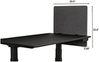 Stand Up Desk Store ReFocus Clamp-on Acoustic Desk Divider Privacy Panel that Reduces Noise and Visual Distractions (Ash Gray, 23.6" x 23.6") - Image 5