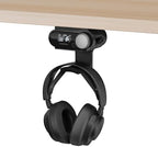 Under Desk Headphone Hanger Stand for Steelseries Arctis Nova Pro, Elite and Pro Omni Wireless Headsets with Dock for the Wireless Base Station by Brainwavz (HPS02) by Brainwavz