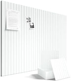 Fluxynara 48" x 36" Large Felt Bulletin Board, Cold White by FLUXYNARA