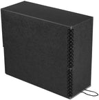 Lineco Archival Document Storage Box, Black, 15.5" x 10.5" x 5" - Image 2