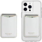 kate spade new york Magnetic Card Holder/Wallet - White Glitter by Unknown