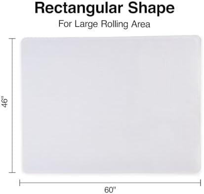 Staples Carpet Chair Mat, 46x60 Inch, High-Pile, Clear, 20361-CC - Image 5