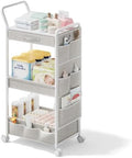 BBLIKE Diaper Caddy Organizer, Baby Cart with Basket and Side Pockets by BBLIKE