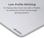 GLORIOUS Gaming Mouse Pad GMP 2 - XXL - Spill-Proof Mouse Pad, Optimised for Gaming Sensors, Balanced Surface for Speed & Control, Stitched Edges - 915mm x 460mm x 3mm - White 2XL Desk Mat - Image 5