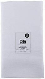 DG Collections 100% Cotton Flour Sack Towels – 50 Pack, 27x27 Inches, White, Lint-Free, Pre-Washed, Hemmed Edges – Reusable Kitchen Towels for Cleaning, Embroidery, Printing & Crafts - White - Image 7