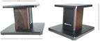 Rockville RHT8D Pair 8" Dark Wood Desktop Speaker/Studio Monitor Stands - Image 3