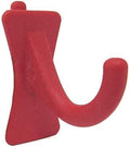 PegPro® J Hooks Kit for Standard “Wood Fiber” pegboard – Durable Plastic Pegboard Hooks - for Garage, Kitchen, Craft Room, and More (J Hook - 24 Pack, Red) by PegPro%C2%AE