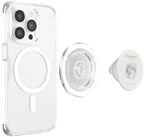 Copy Moon Joy Celestial Aesthetic Full Moon Botanical 3 PopSockets PopGrip for MagSafe - Image 3