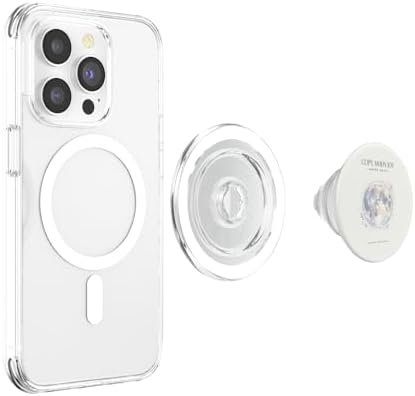 Copy Moon Joy Celestial Aesthetic Full Moon Botanical 3 PopSockets PopGrip for MagSafe - Image 3