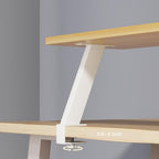 Desktop Clip-On Shelving Unit, 39in Single-Tier Overhead - Image 4